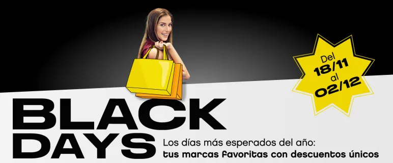 chica con bolsa de compras amarilla